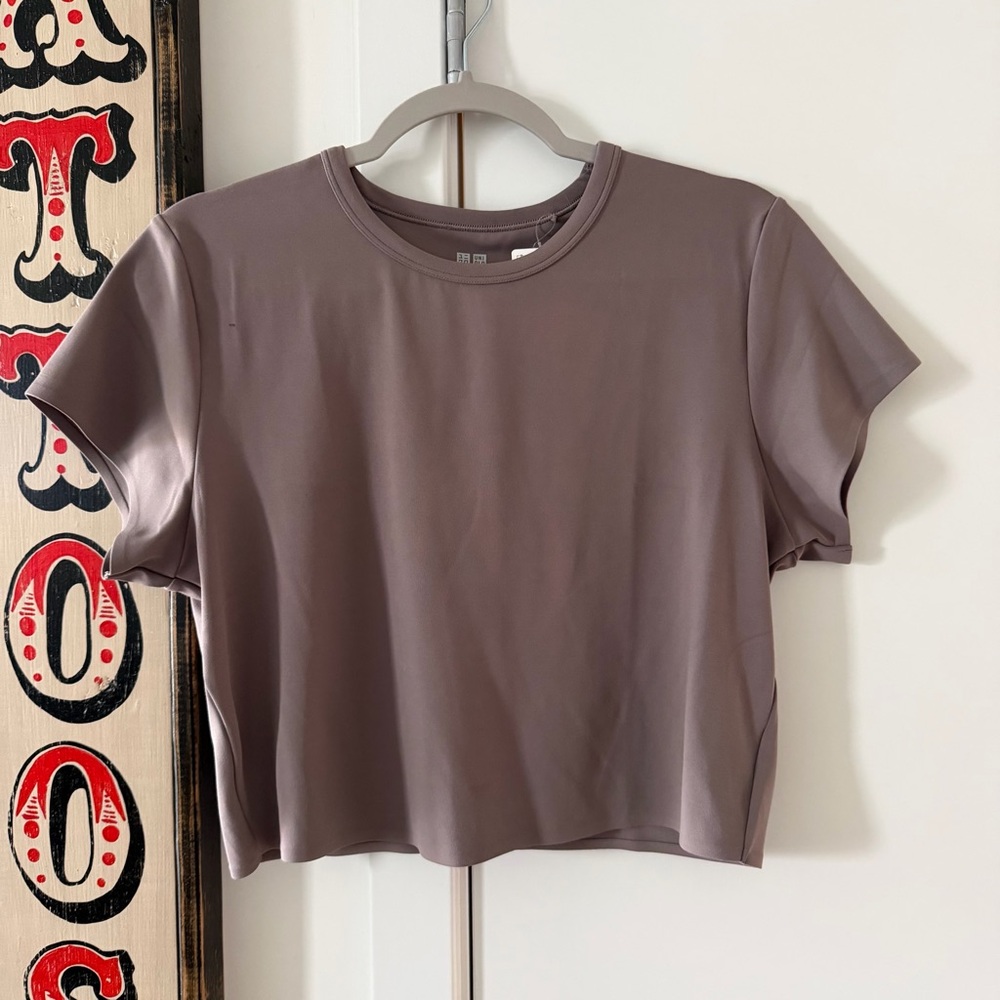 AIRism Soft Cropped T-Shirt